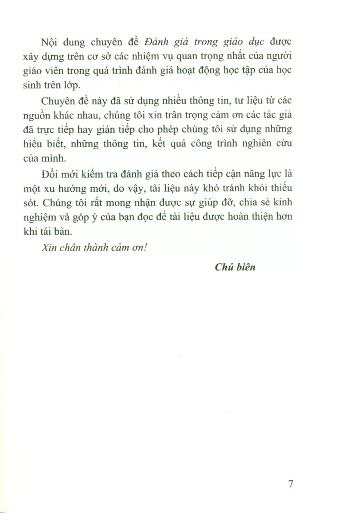 KIỂM TRA, ĐÁNH GIÁ TRONG GIÁO DỤC